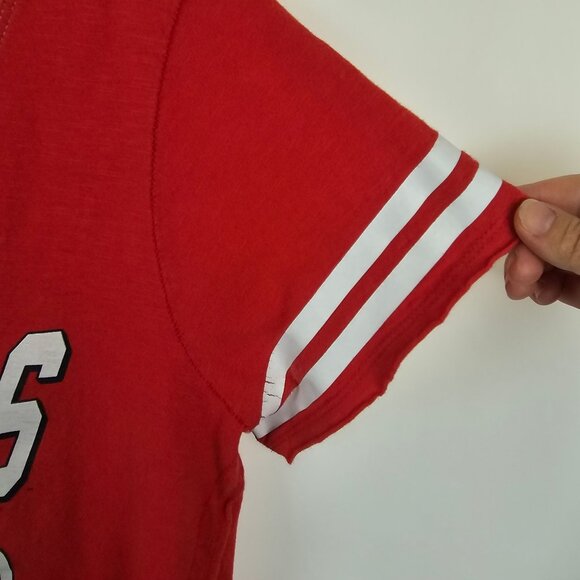 Ladies Washington Nationals Baseball MLB Sporty Athleisure T-Shirt 5 & Ocean LG - Picture 5 of 16